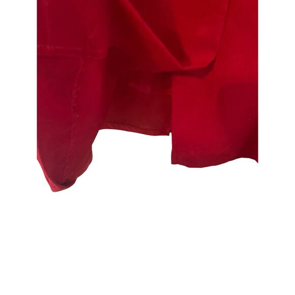 Vintage Jessica Howard Women Velvet Dress 14 Red Square Neck Classic Glam Party - Picture 11 of 14